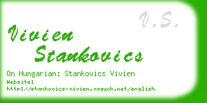 vivien stankovics business card